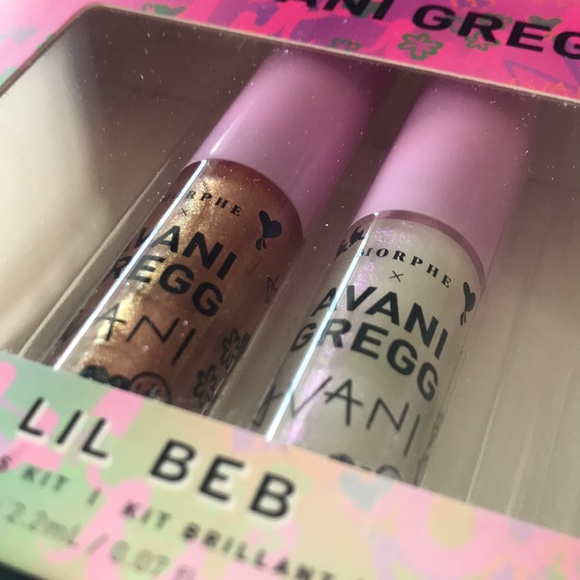 3/$25 Morphe X Avani Gregg Lil Beb Mini Lip Gloss Kit (2 of 4 Glosses) - Picture 4 of 9